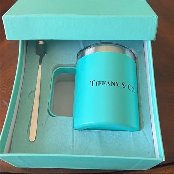 Tiffany And Co. coffee cup and spoon - Picture 2 of 5